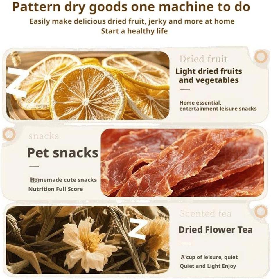 5-Trays Food Dehydrator Machine Adjustable Temperature for Jerky/Fruit/Vegetable