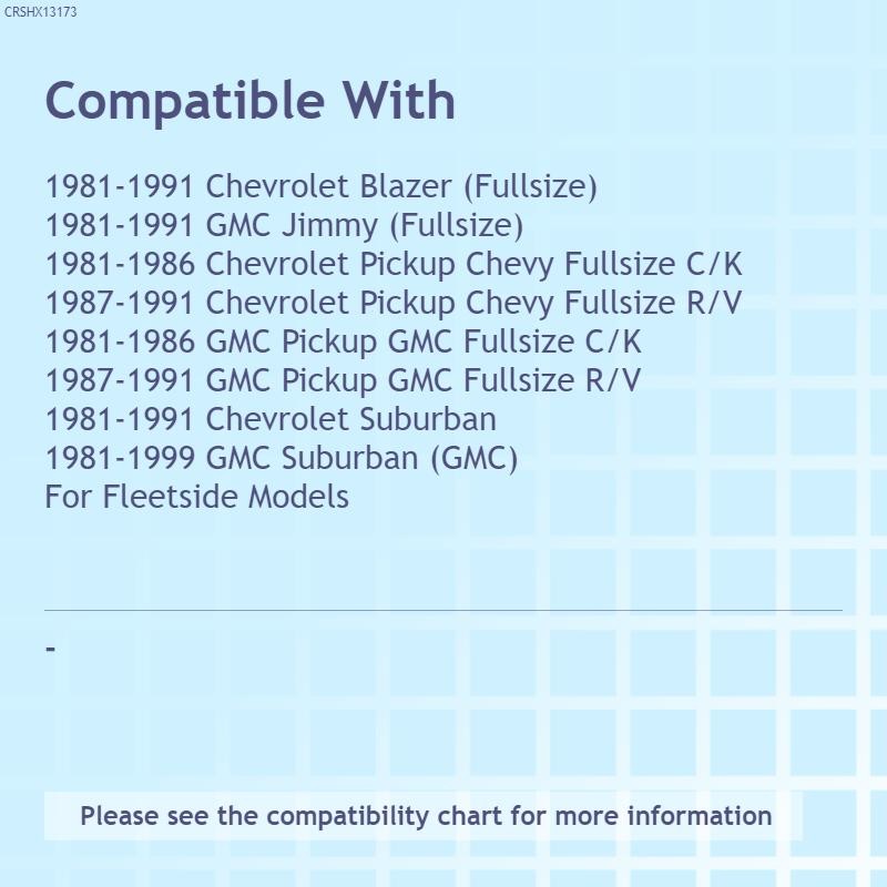 Replacement Driver Side Tailgate Trunnion (See compatibility Chart)