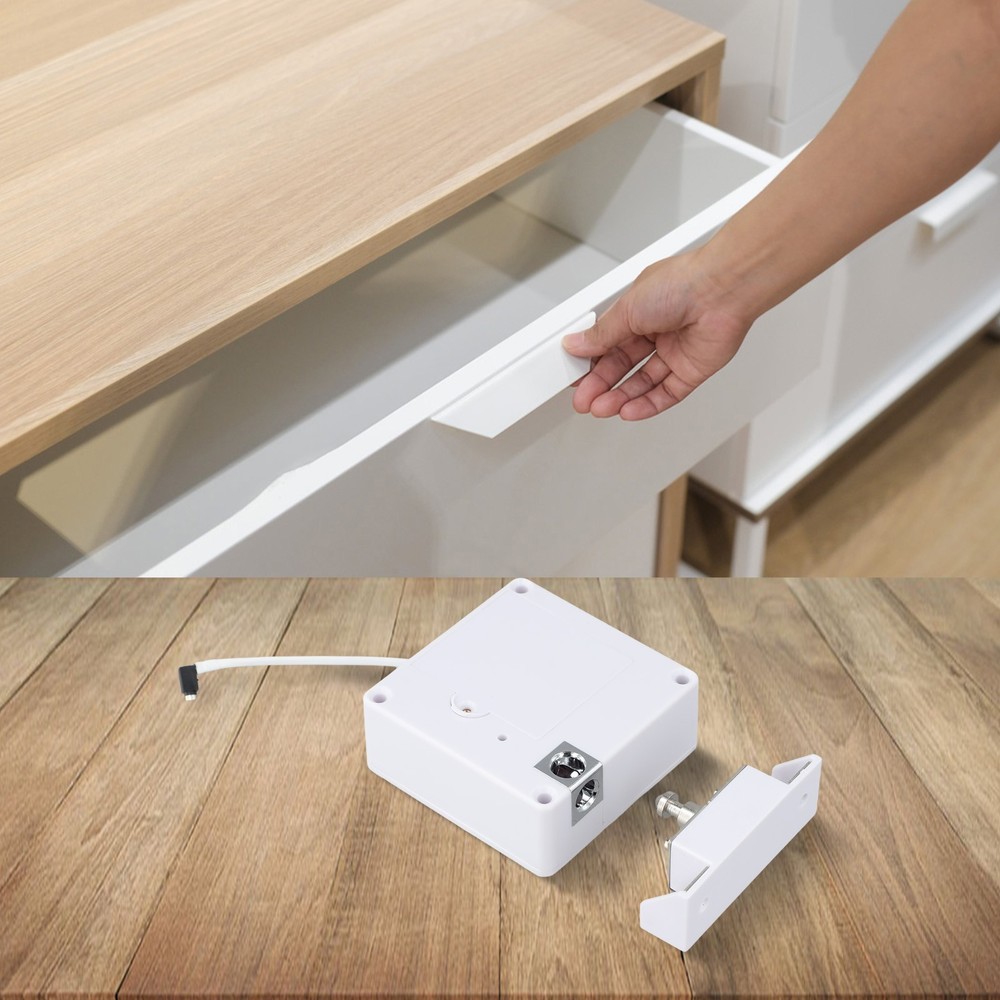 Convenient Smart Drawer Lock with Low Battery Alerts and NFC Technology