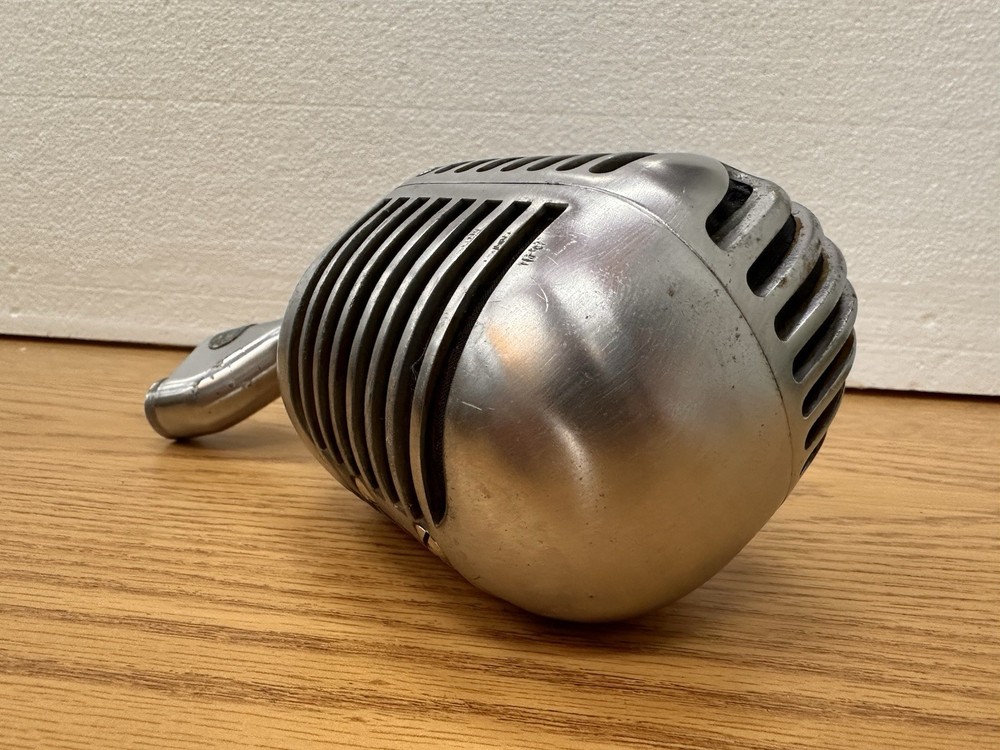 Vintage Shure 55 - 1940's "Fatboy" Dynamic Microphone, w/cable UNTESTED