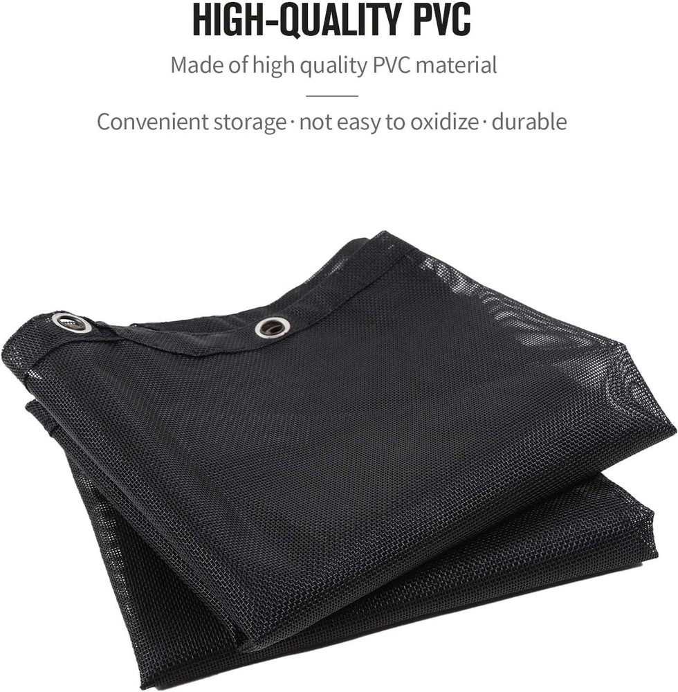 JLU Retractable Mesh Sunshade for UV Sun Protection, 2 pieces