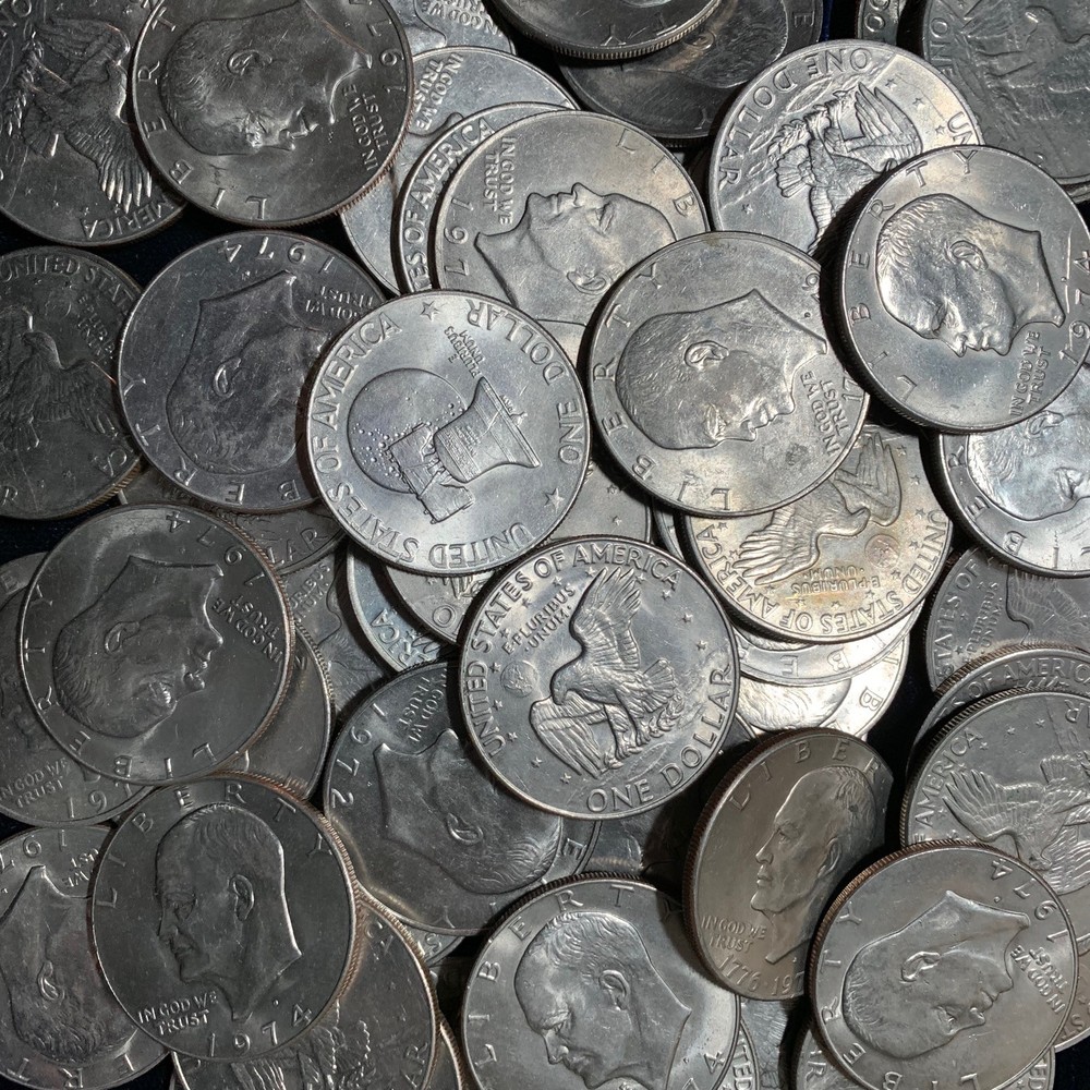 Ike Dollars 10 Count lot 1978 P & D Regular Issues $1 Eisenhower
