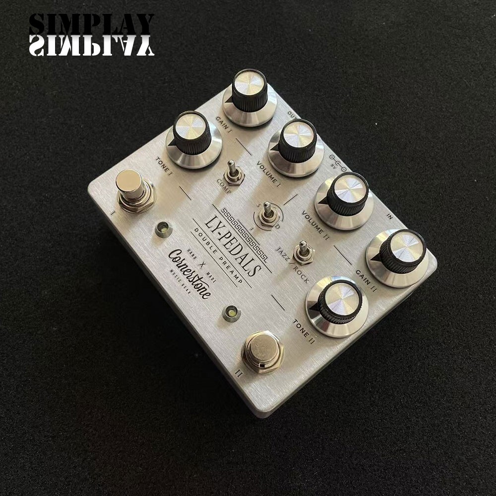 LY-ROCK Clone Version Electric Guitar Effects Pedal Double Preamplifier