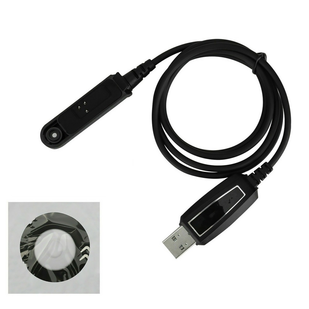 Walkie Talkie Programming USB Cable Date Cord With Driver CD For Baofeng UV9R
