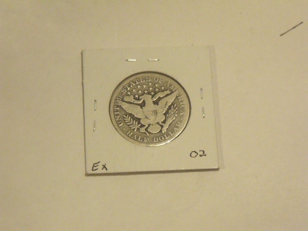 1902 Silver Barber Half Dollar in Good condition