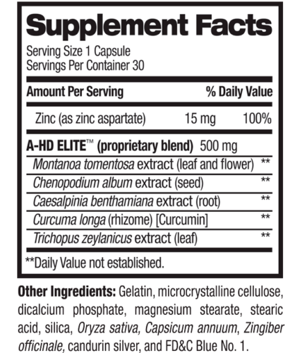 BPI Sports A-HD Elite OR Solid Combo 30 Capsules Each Test Booster
