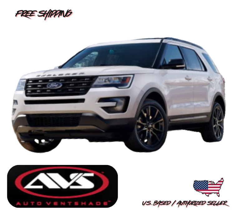 2011-2019 Ford Explorer AVS Window Vent Visors Rain Dust Guard Deflector 4PC.