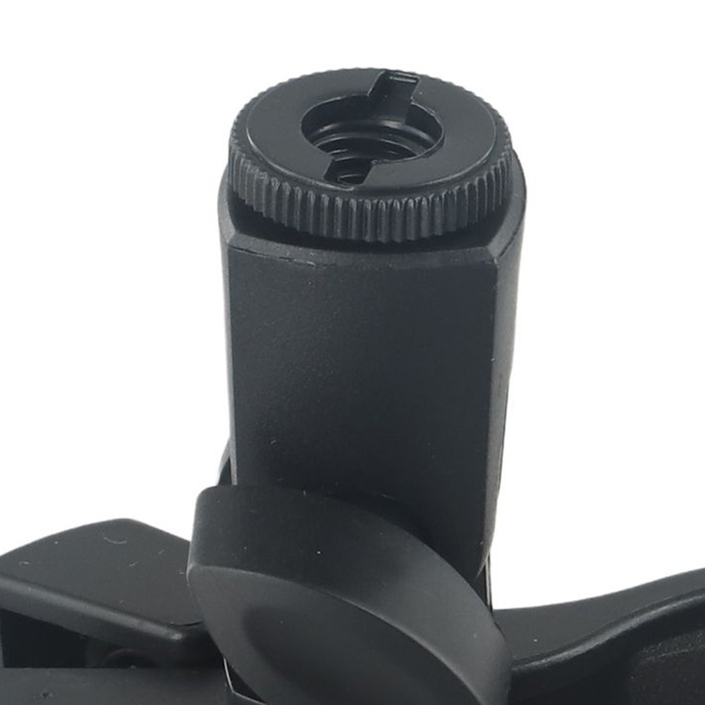 Microphone Clip Clamp Adjustable Large With 3/8 Adapter Break-resistant
