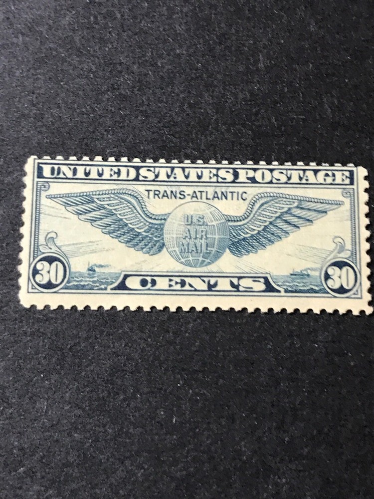 Scott#C24 Winged Globe 30¢ Blue MNH