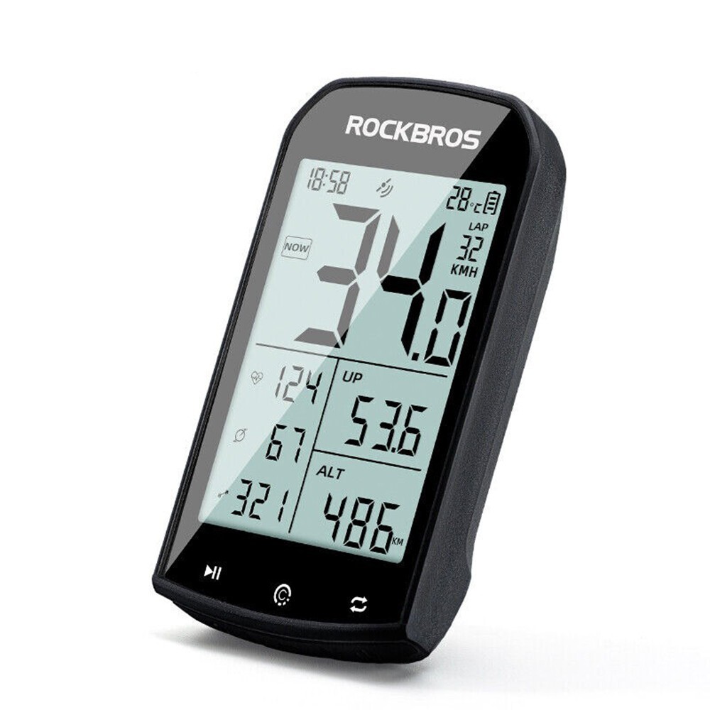 ROCKBROS M1 Bike Computer ANT+ GPS Speedometer with Bluetooth 2.9"LCD Waterproof