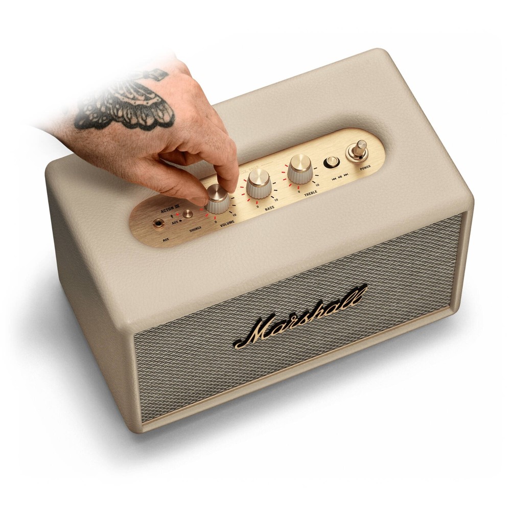 Marshall Acton III Bluetooth Speaker System (Cream)