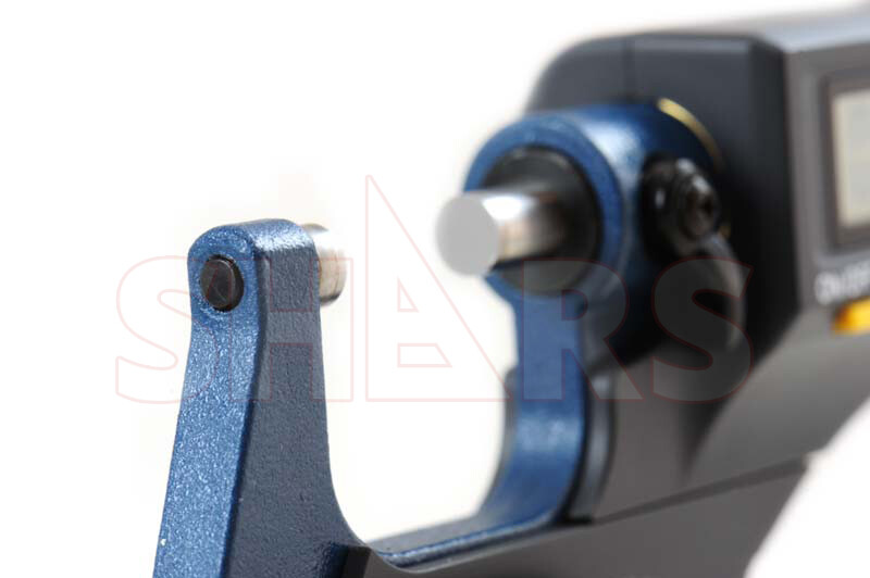 SHARS 0-1" 0.00005" Digital Electronic Outside Micrometer Carbide Tip 0-25mm P]