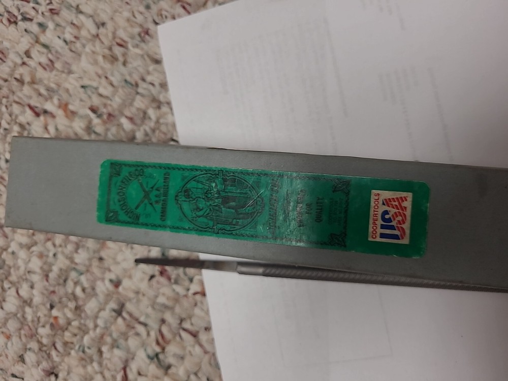 11781 NICHOLSON 6" Round Smooth Single Cut American Pattern File