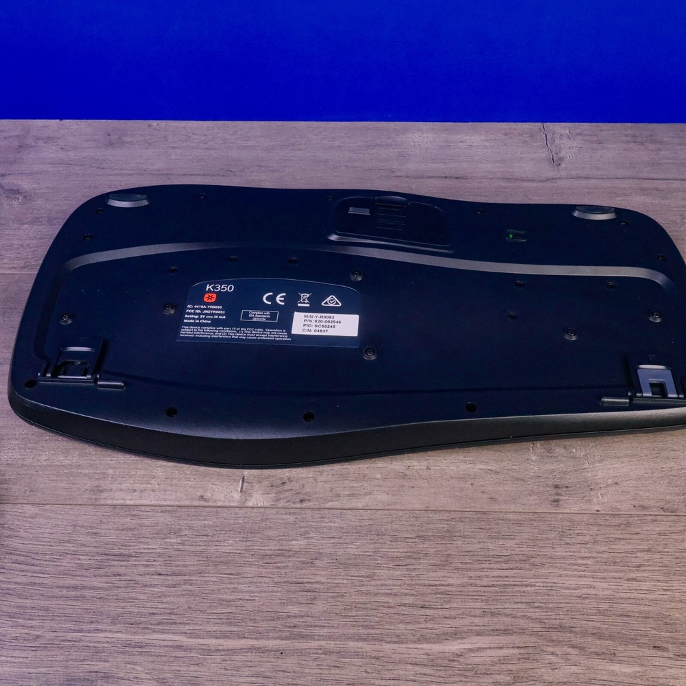 Logitech Wireless Keyboard & Mouse Combo K350 + M510 Ergonomic Wave Design