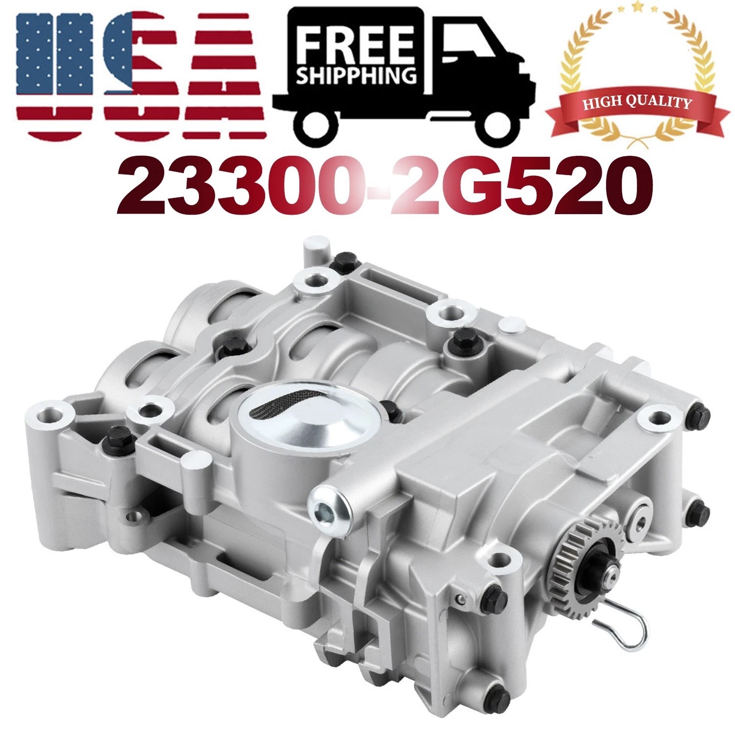 Shaft Balance Oil Pump For 2012-2015 Kia Optima Sorento 2.4L 233002G520