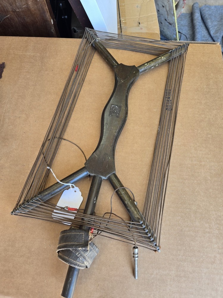 Antique Wood Loop Antenna