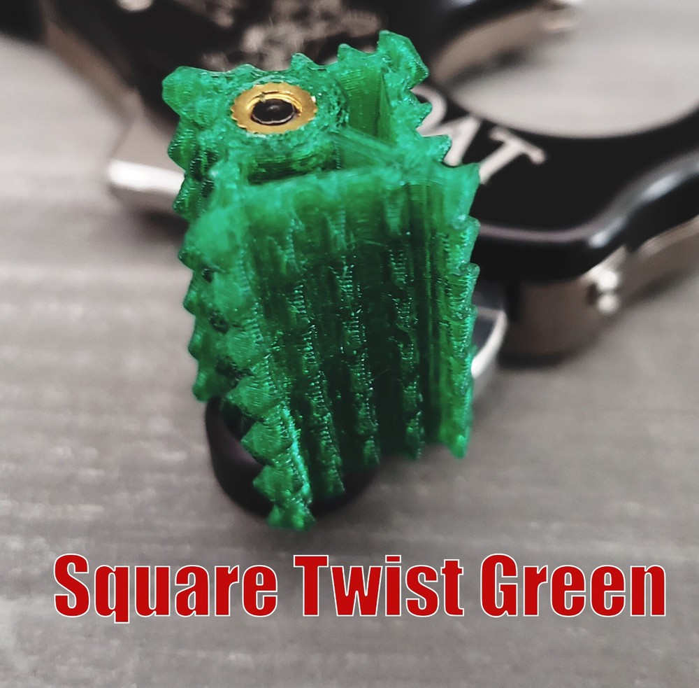 === Carter Ultraview TruBall Release SQUARE TWIST Thumb Button Peg Knobs