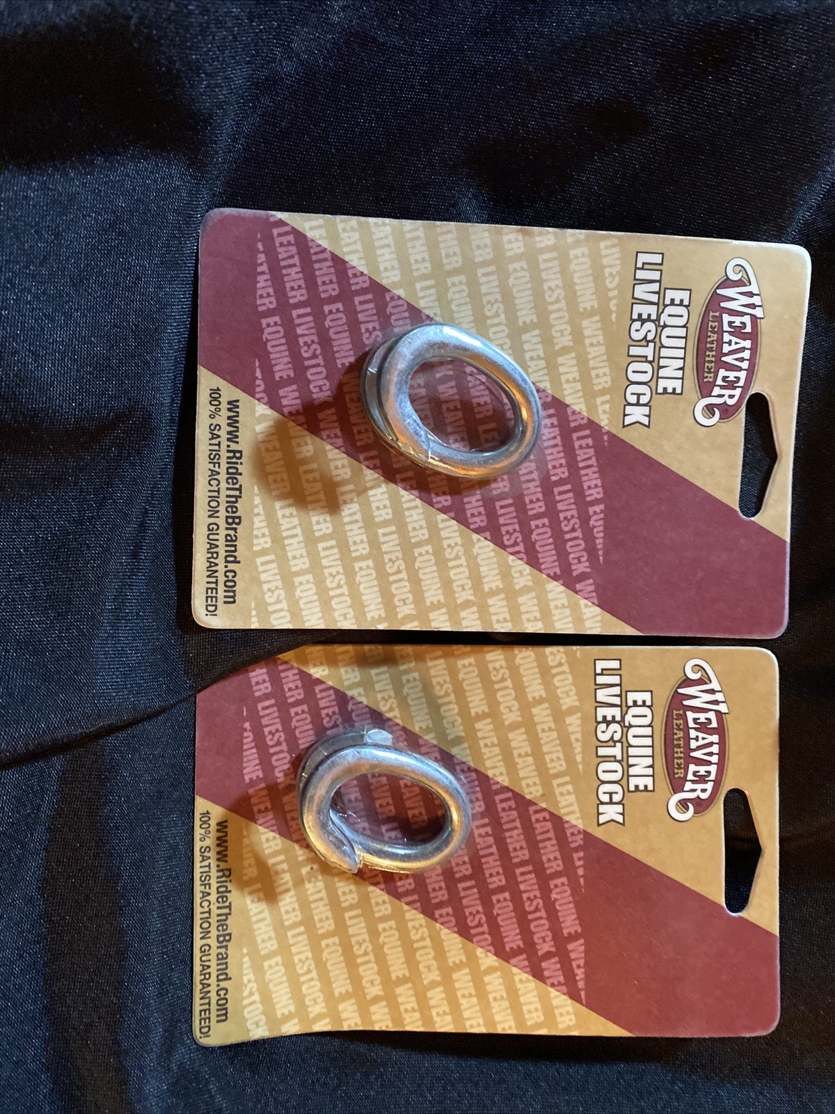 WEAVER LEATHER CARD HDWR, 1/4" ZInc Plated REPAIR LINK Set Of 2 Packs