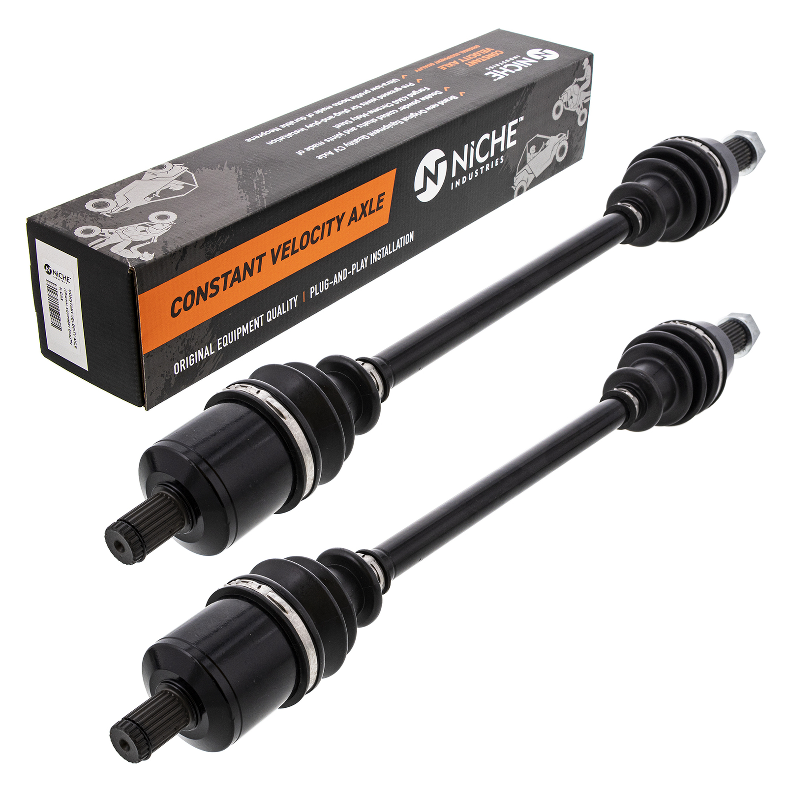 Front Half Shaft CV Axle for Polaris Ranger 900 1000 XP 570 RZR S 4 800 2 Pack