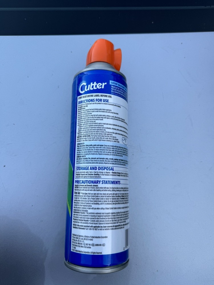 Cutter Backyard Bug Control / Mosquito Bug Insect Killer Fog Spray 16 oz