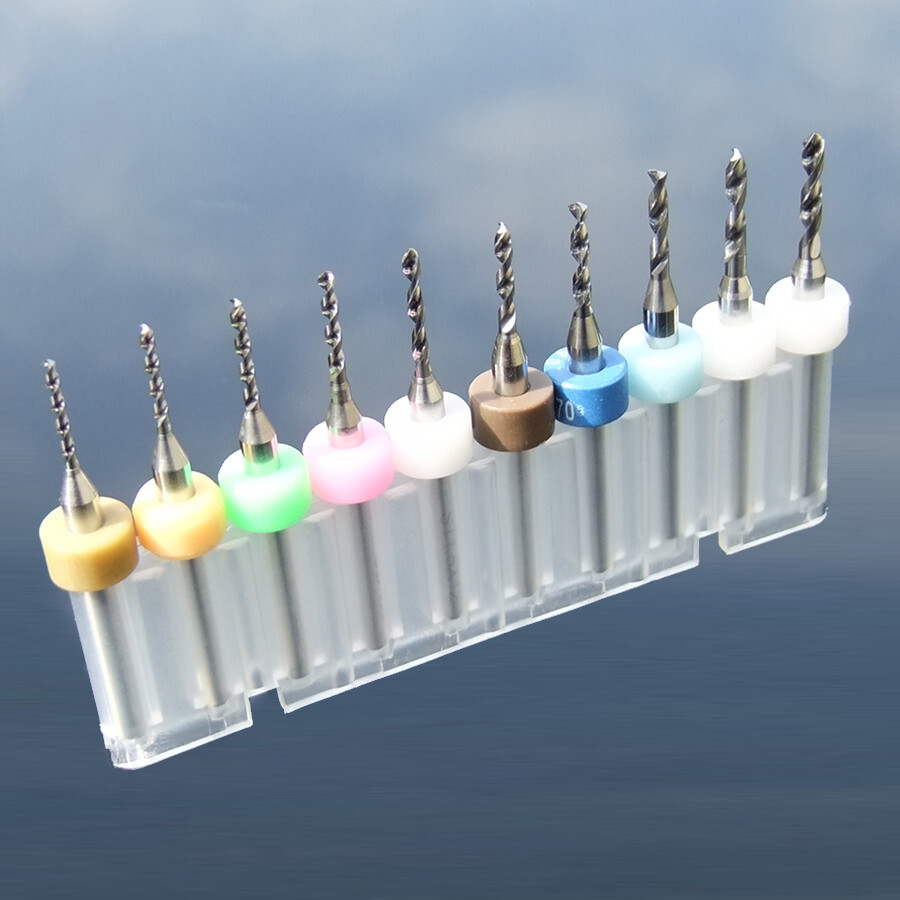 Miniature PCB Drill Bits Tungsten Steel Bits Engraving Drill Bits 0.5mm-3mm