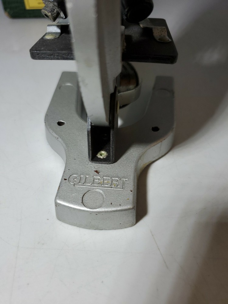 Vintage Gilbert Microscope with Original Green Case S-15