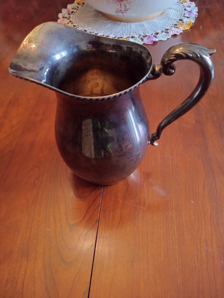 Silver,Pewter,Copper Water Pitcher