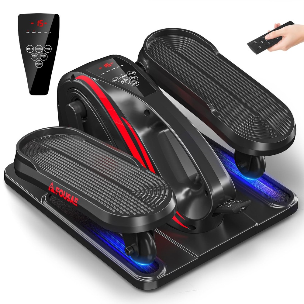 Under Desk Elliptical Machine, Electric Elliptical Leg Exerciser While Sitting