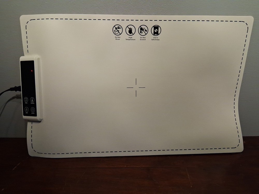 Food Warming Mat with Timer & Temp Control – Electric Heating Pad Used Cond.