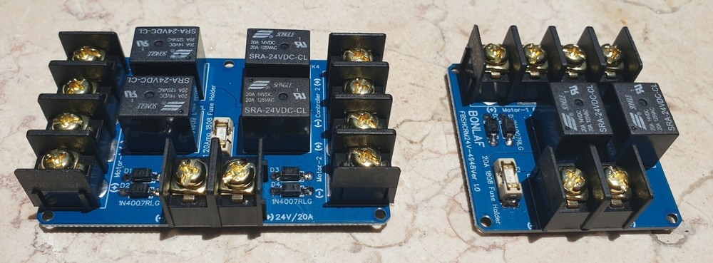 24V 20A Dual Channel Relay Module Solar PV Panel Sun Tracking Control Board DIY