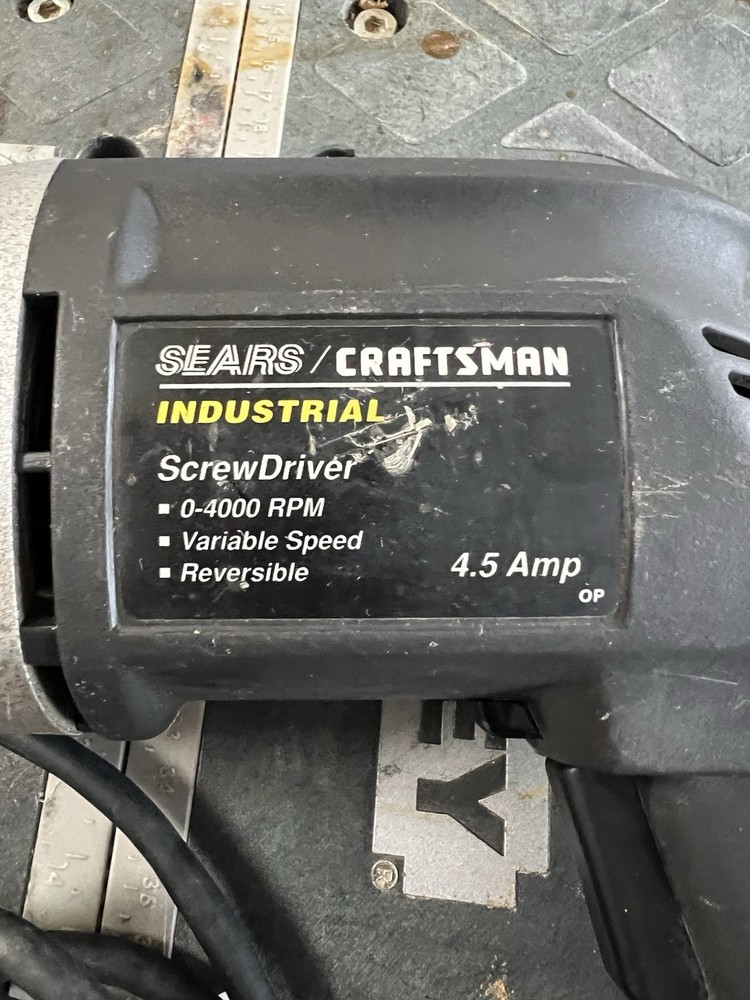 Sears Craftsman E-13227 ScrewDriver VSR