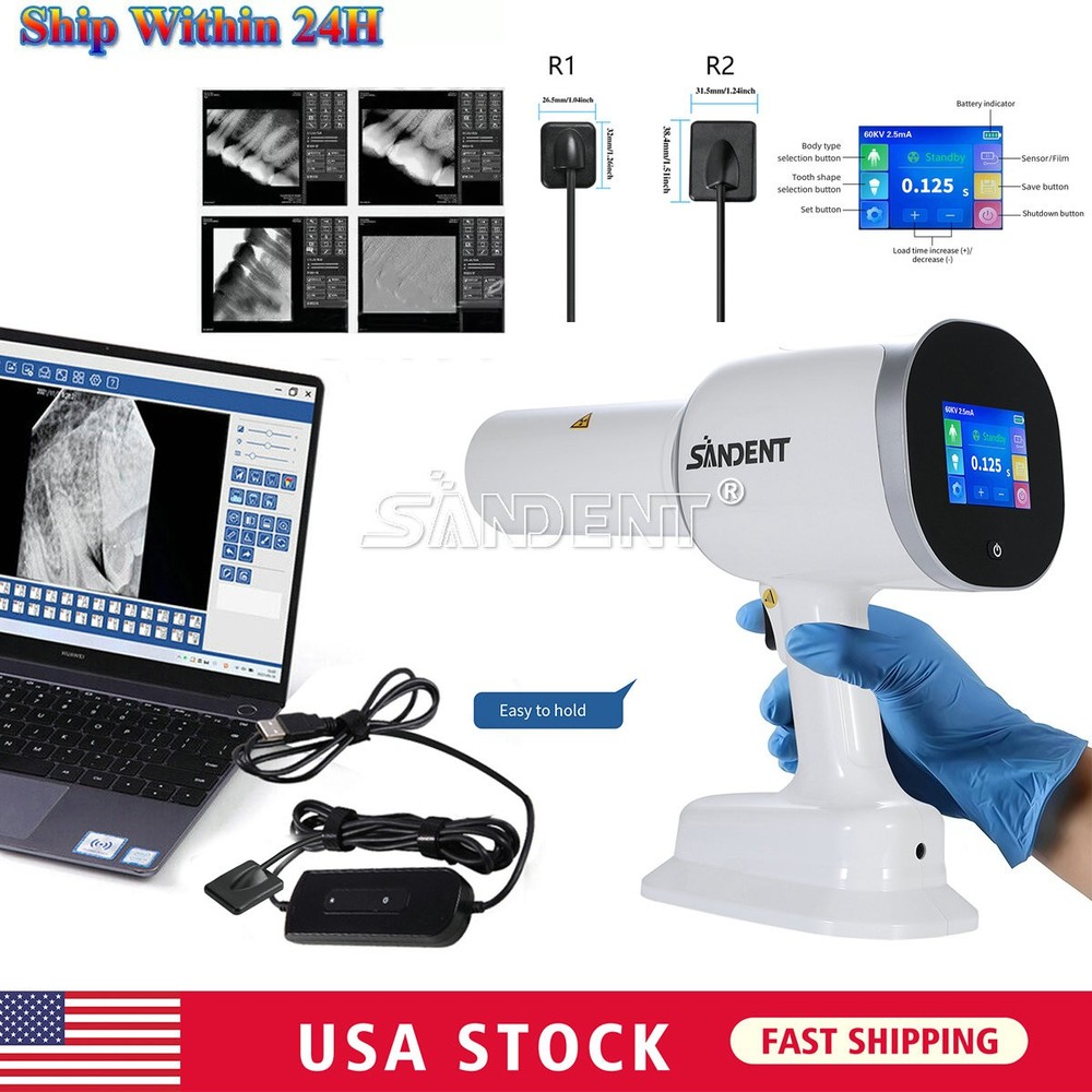 Dental X Portable Ray Digital Machine Rayos Shield / Digital Sensor Size 1/2