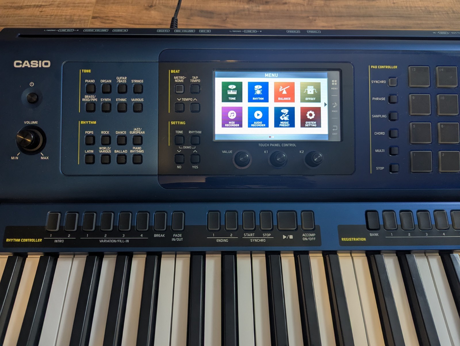 Casio MZ-X500 61-Key Workstation Keyboard, Used, Free Shipping