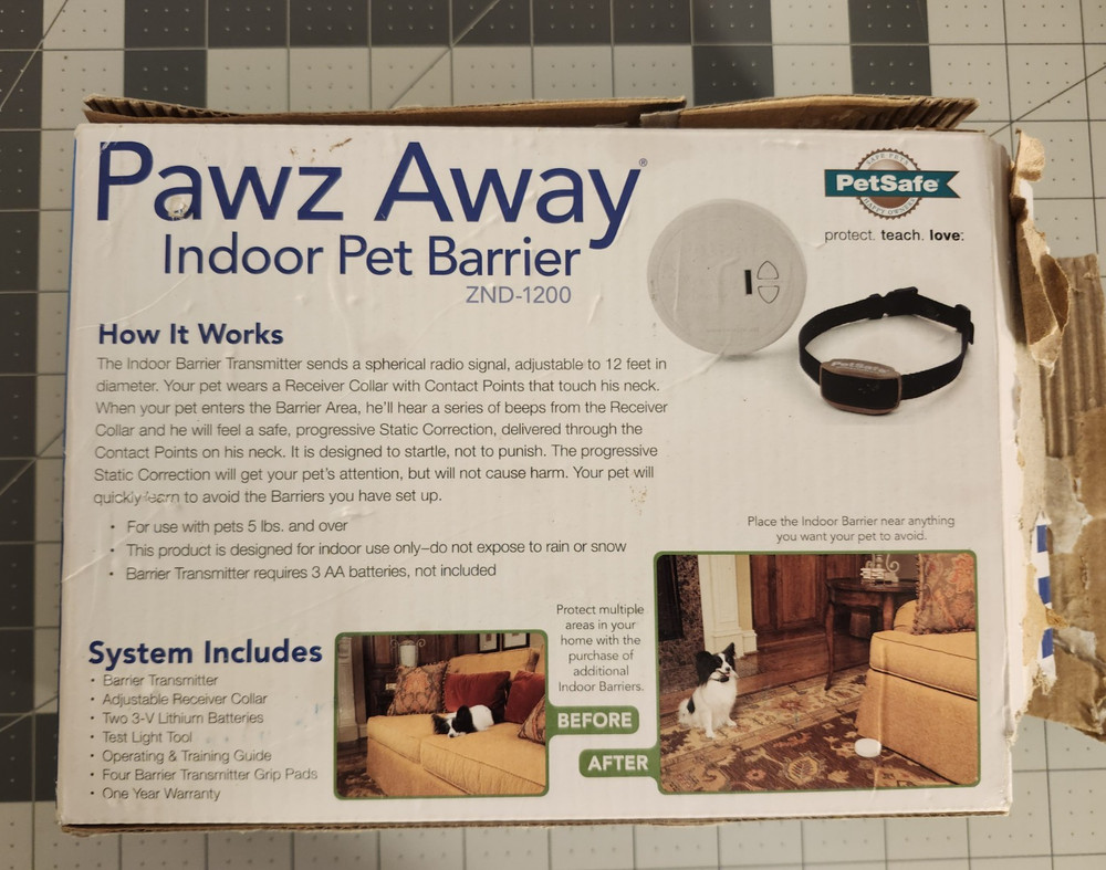 PetSafe Static Stimulation Pawz Away Pet Barriers with Adjustable Range