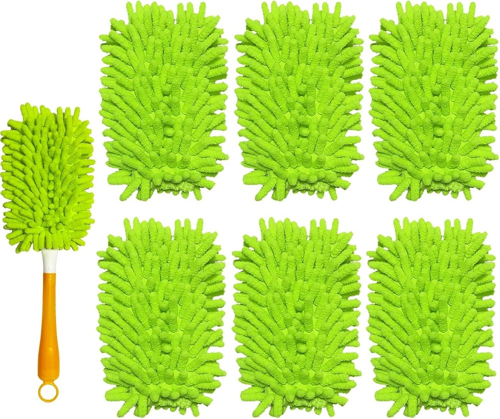 Reusable Duster Refill Compatible W/ Swiffer Hand Duster Microfiber Ceiling Fan