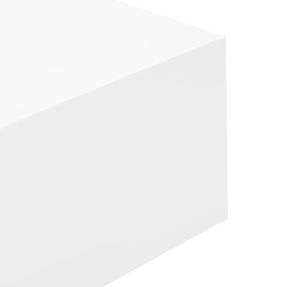 White Acrylic Display Stands, Buffet Risers, Acrylic Nesting Stands Durable 4Pcs