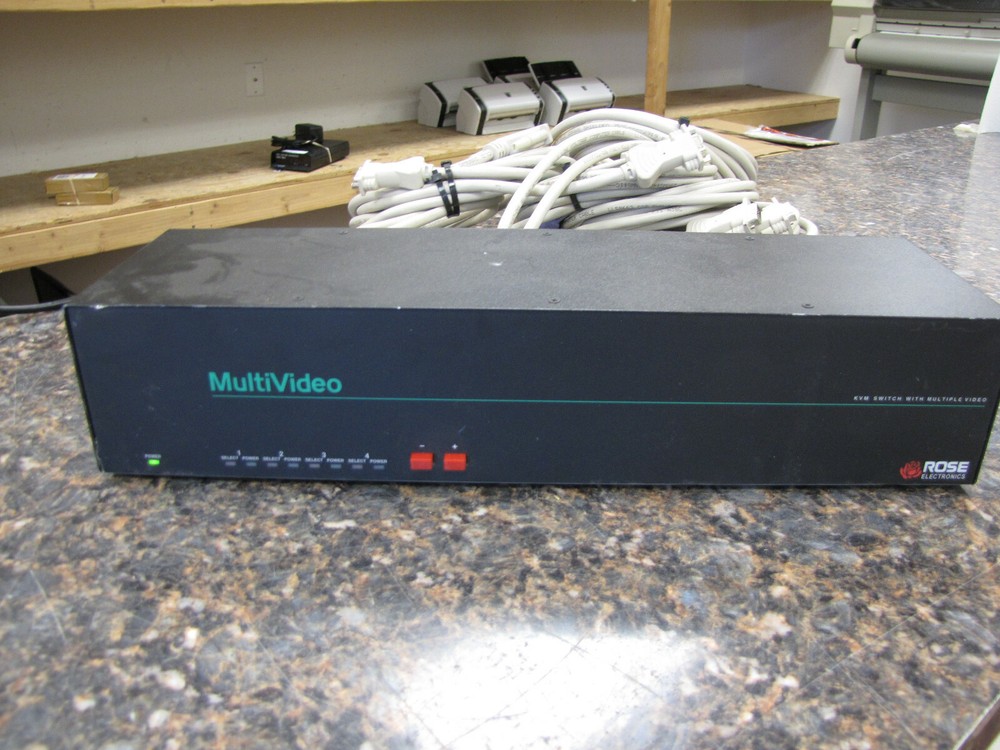 Rose Electronics MPC2U4V Multivideo KVM Switch with Multiple video