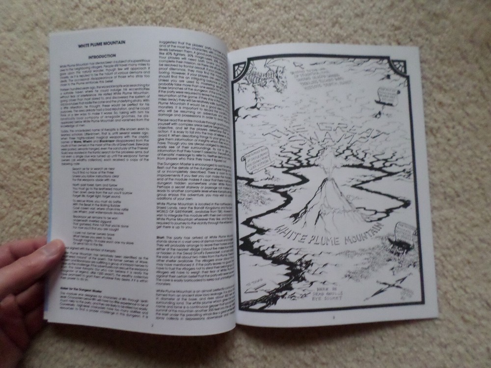 White Plume Mountain S2 Dungeons & Dragons adventure module