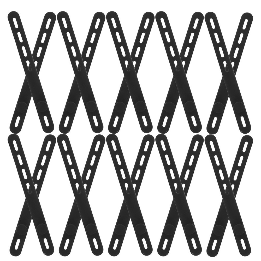 40 Pcs Cable Holder Ties Silicone Cord for Electronics Electrical Keeper