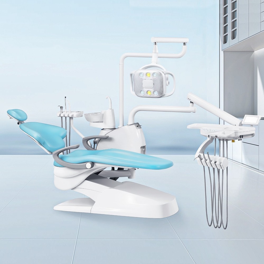 Dental Chair Unit Computer Controlled+ Stool/Portable Delivery Unit Compressor