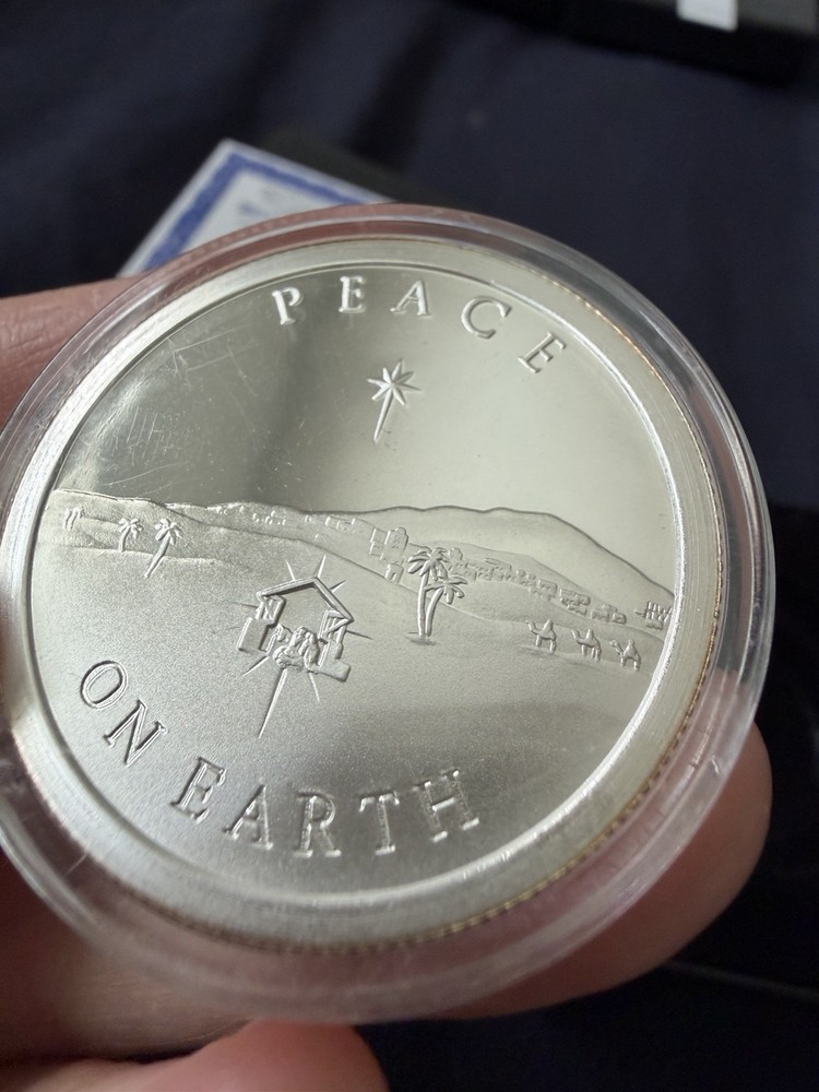 1 oz Silver Shield 2013 Proof Peace On Earth COA 500