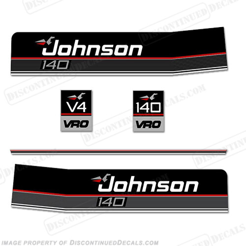 Fits Johnson 1986 140hp VRO Decals