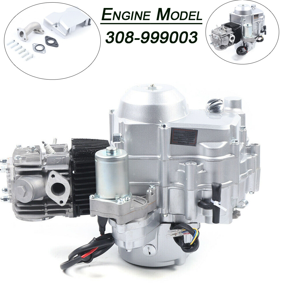 110cc 4-Stroke Engine Automatic Transmission For ATVs GO Karts Electric Starter