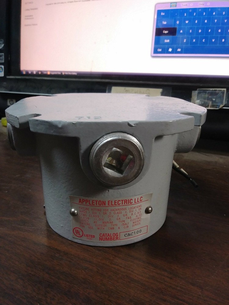 EGS APPLETON CAC100 LIGHTING CEILING BOX ASSEMBLY CODEMASTER NEW IN BOX