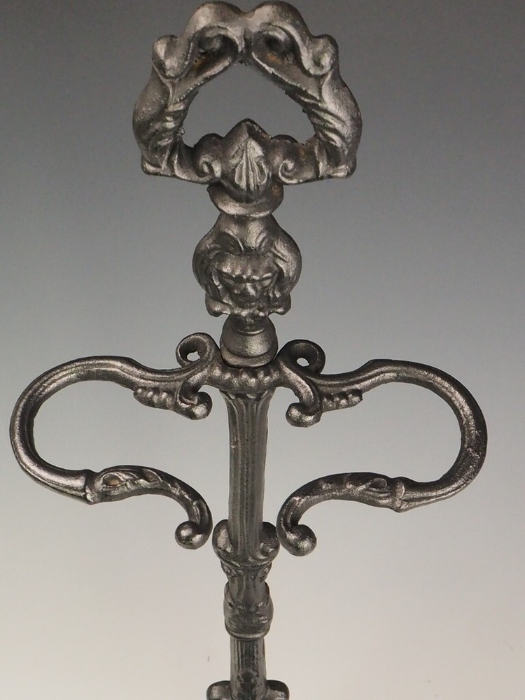 Antique Cast Iron Fireside Tool Stand | Cherub Design