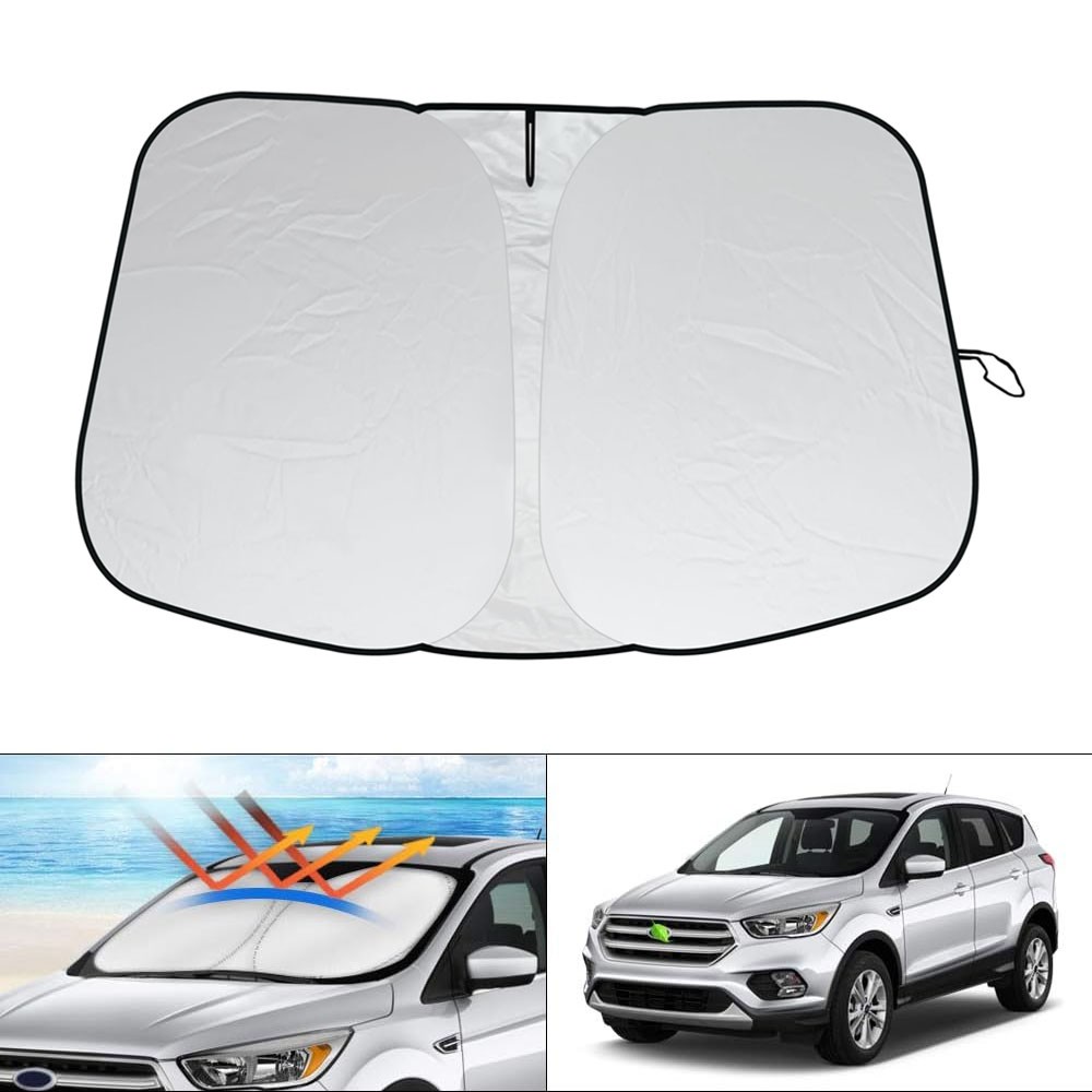 Front Window Sunshade Sun Visor Protector Blocks UV Rays For Ford Escape 2013-19