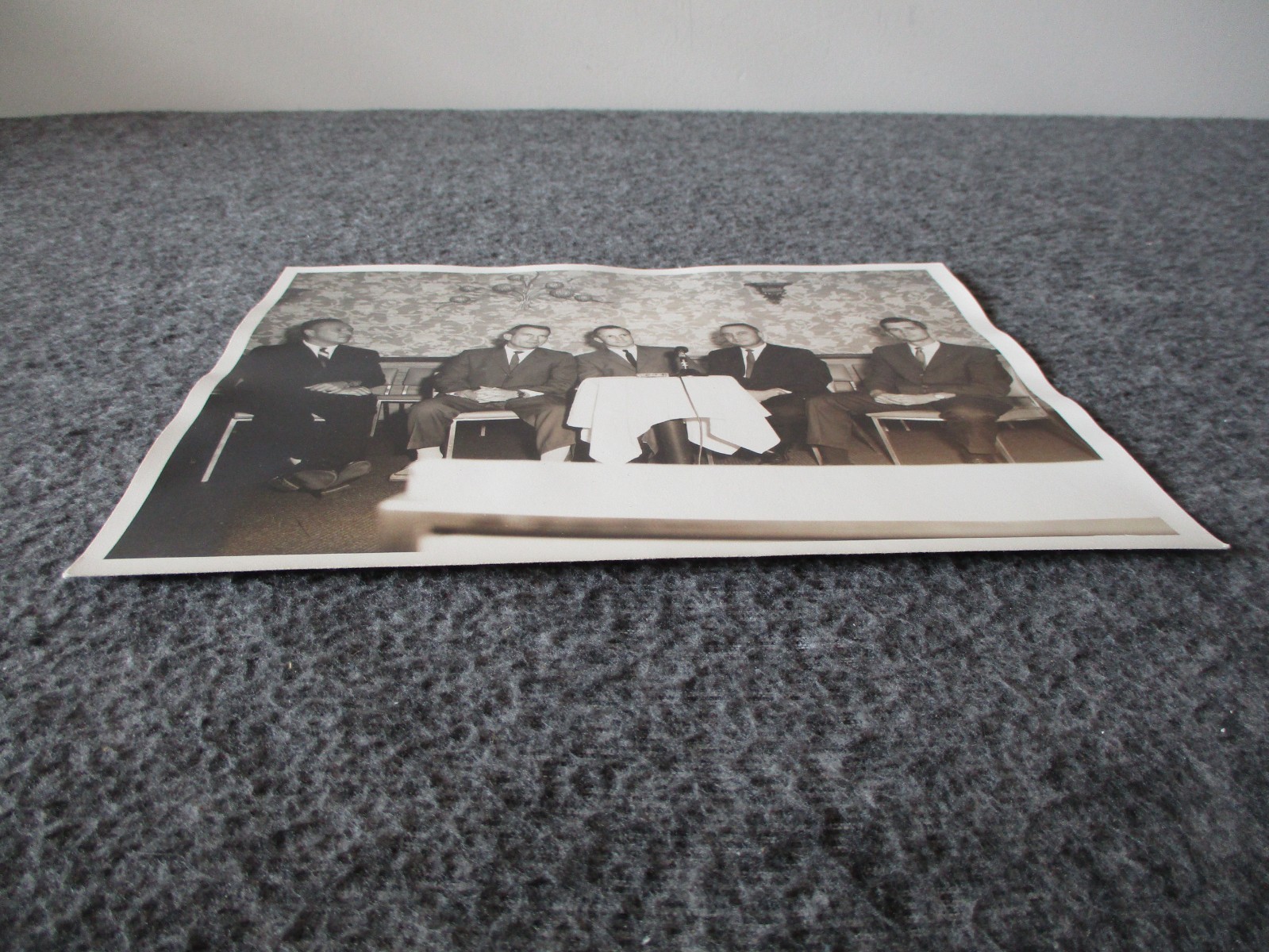 1966 NASA APOLLO 1 PHOTO ORIG GELATIN-ASTRONAUTS KILLED- GRISSOM/CHAFFEE/WHITE