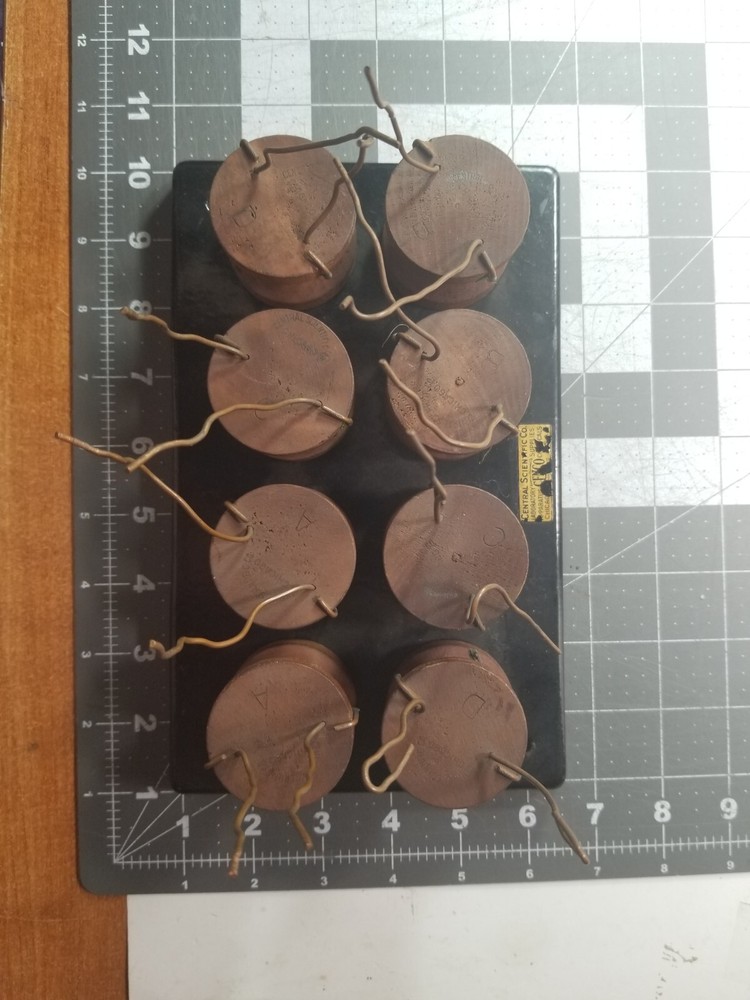 Vintage Central Scientific RESISTANCE SPOOLS for Wheatstone Bridge