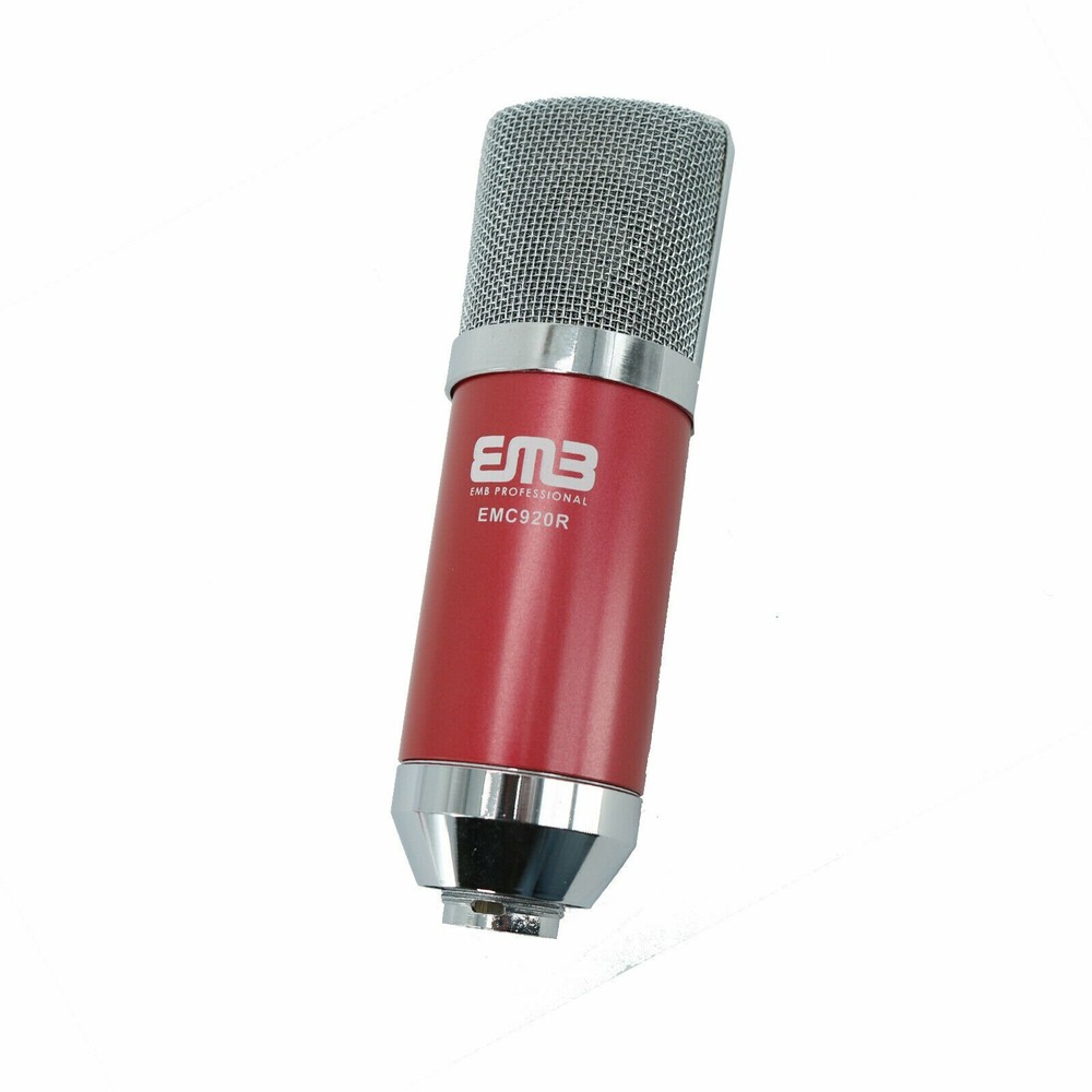 EMC920 Multi Pattern Recording Large Diaphragm Condenser Studio Microphone Red