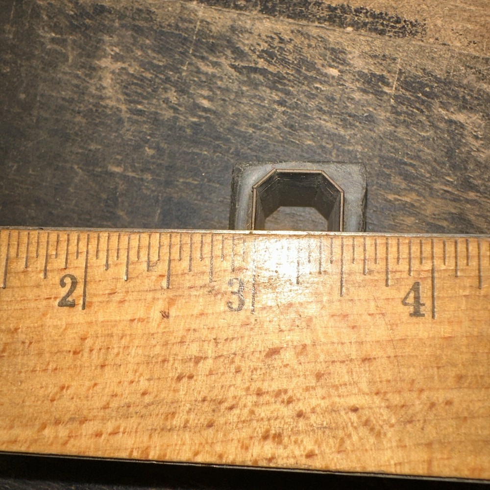 Print Block ( Rectangle Border Frame ) Brass, Room For Type #991